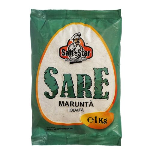 Sare marunta iodata de roca 1kg