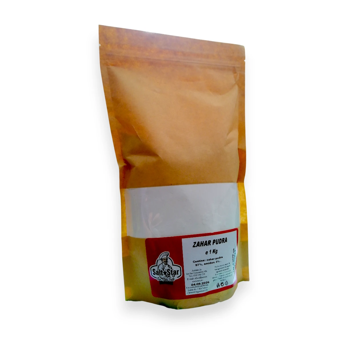 zahăr pudră, pungă 1kg