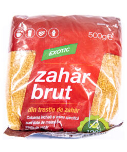 Zahar brut din trestie de zahar la punga 500g