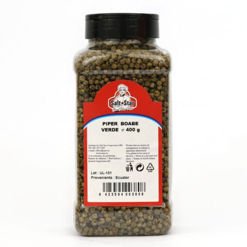 Piper boabe verde, borcan 400g