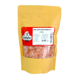 sare grunjoasă himalaya, salt star corporation, plic resigilabil 500g