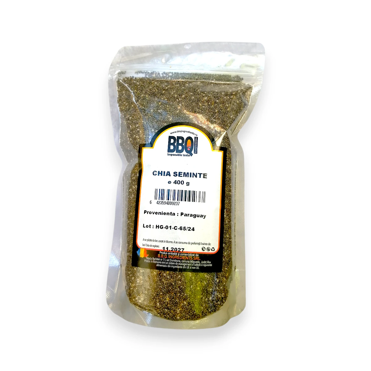 chia semințe, plic resigialbil 400g