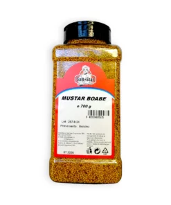 muștar boabe, borcan 700g