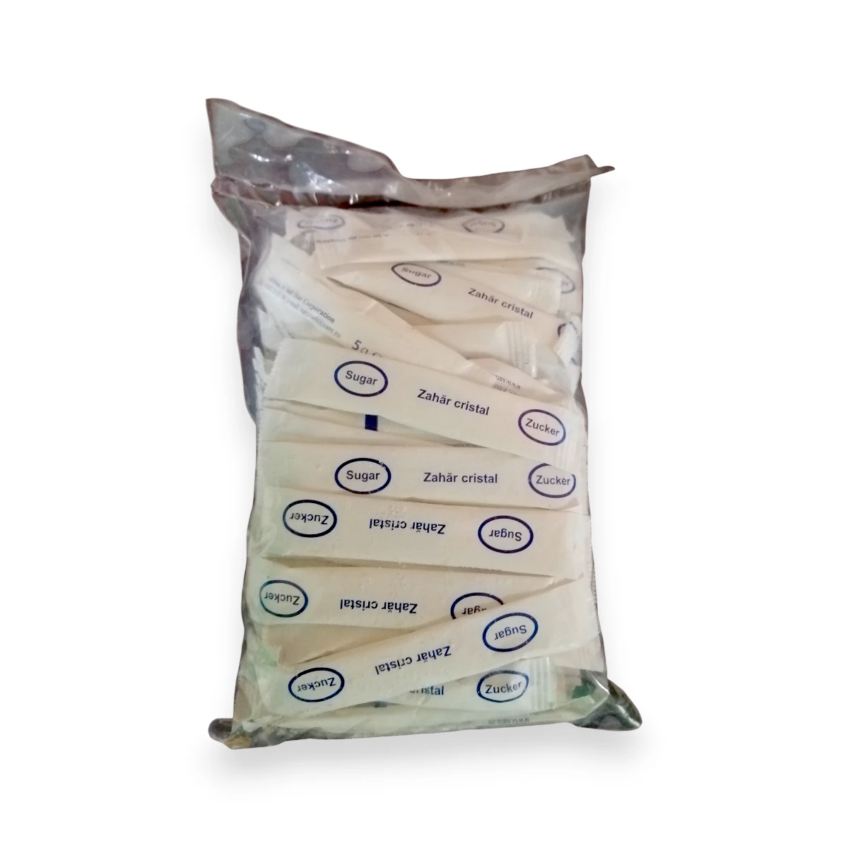 zahăr stick alb, 5g, 100 buc/pachet