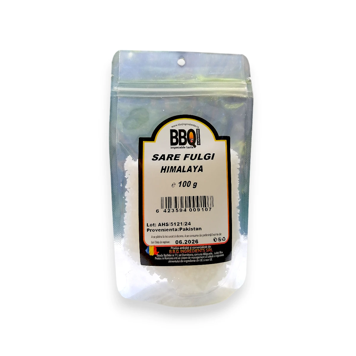 sare himalaya fulgi, plic resigilabil 100g