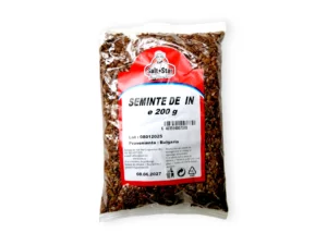 semințe de in, pungă 200g