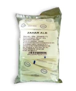 zahăr stick alb, 5g, 100 buc/pachet
