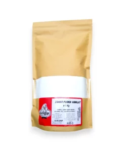 zahăr pudră vanilat, salt star corporation, plic resigilabil 1kg